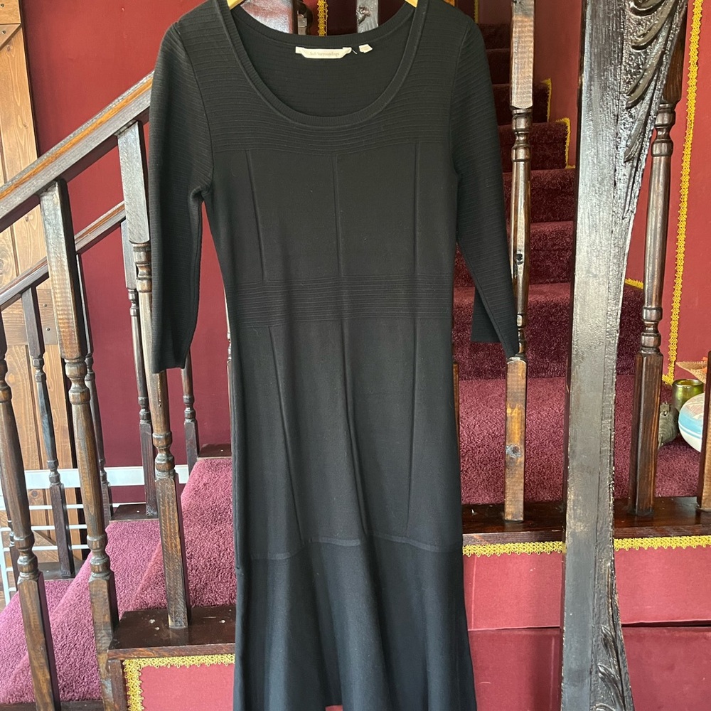 Soft Surroundings Black Midi Dress